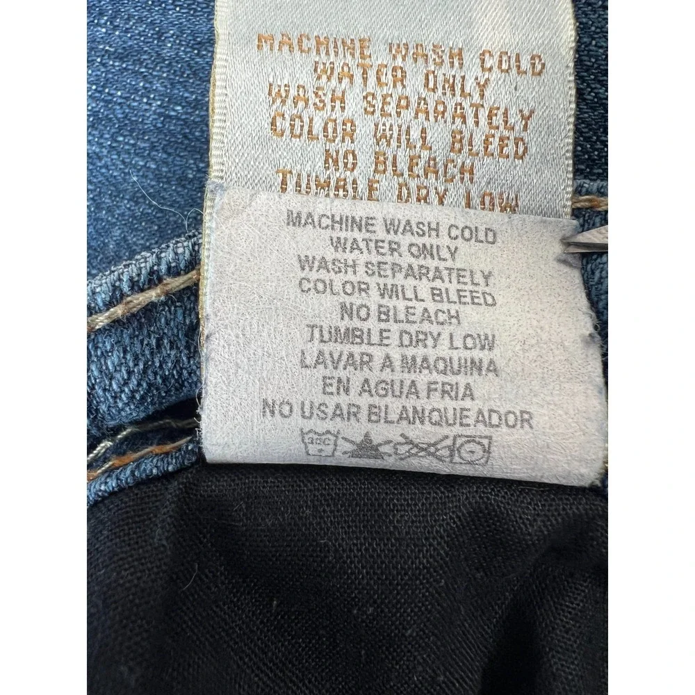 Flare Jeans  Flying Monkey Womens 7 Embellished Y2K Stretch Denim USA Vintage